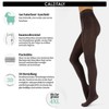 CALZITALY Warm Winter Tights Made of Wool Cashmere, 150 Denier,