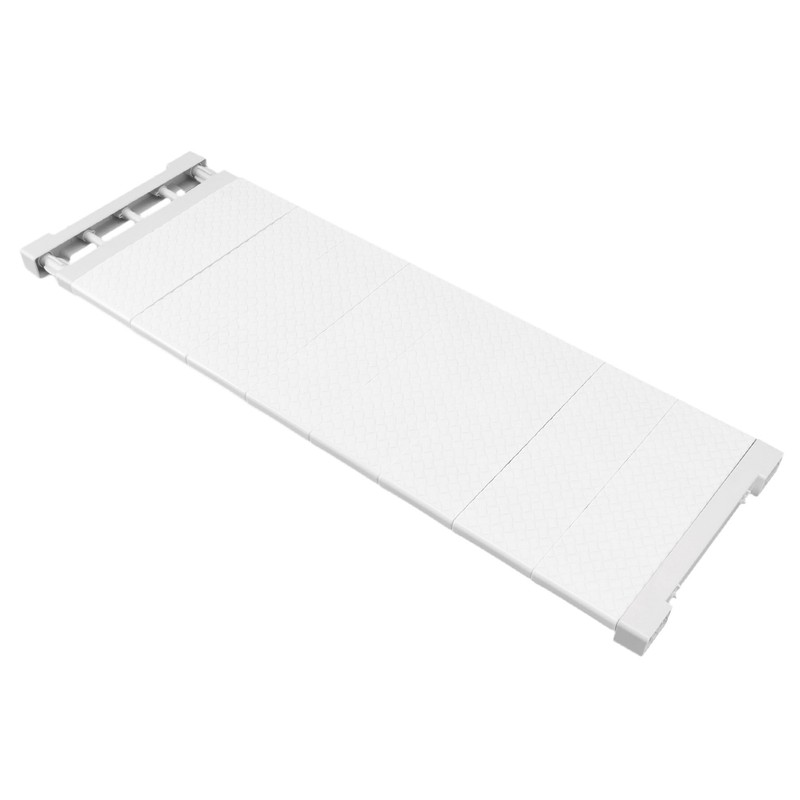 Tension Shelf Adjustable Closet Divider 24cm Width Storage Rack for
