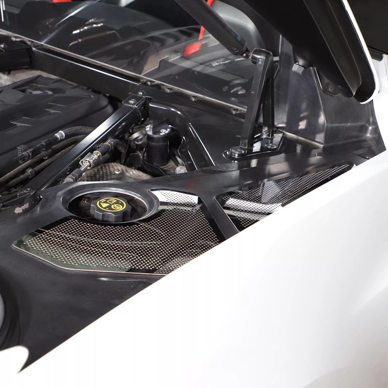 MXtech-23 5PCS For Corvette C8 2020-25 Stainless Engine Hood Compartment