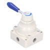 Air Hand Valve Pneumatic Rotary Lever Flow Control 3 Position