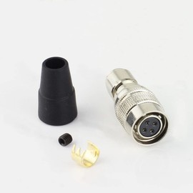 DRRI Hirose HR10A-7P-4S(73) Female 4 Pin Push Pull Connector for SmallHD AC7 OLED / DP7 Monitor