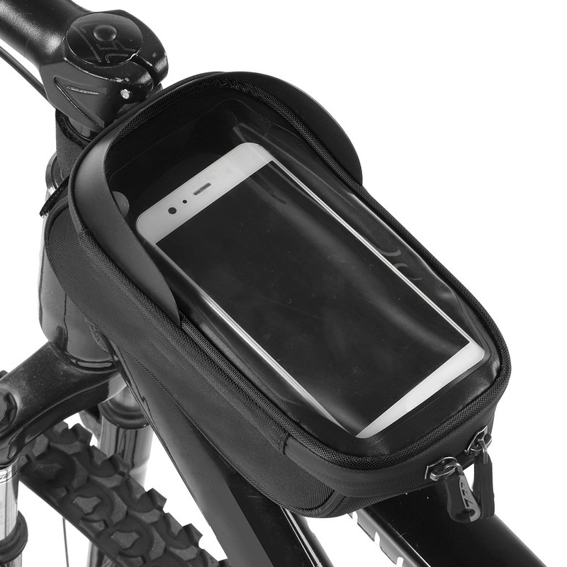 WHEEL UP Rainproof Bicycle Bag Frame Front Top Tube Reflective