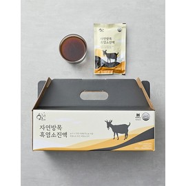 Hwanggeumine [황금이네] 자연방목 흑염소진액 엑기스 100mL 30포 [Hwanggeumine] Natural Pasture-Braised Black Goat Essence 100mL 30 Packs