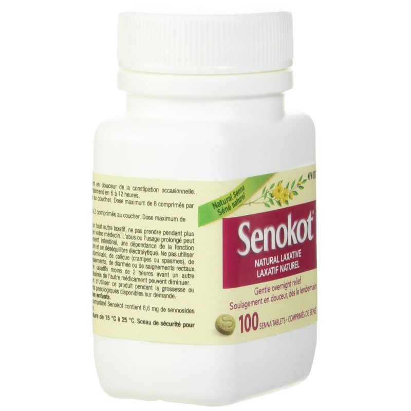 Senokot Natural Laxative Tablets, 100 Tablets