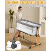 LALAHO Baby Bassinet,Porta