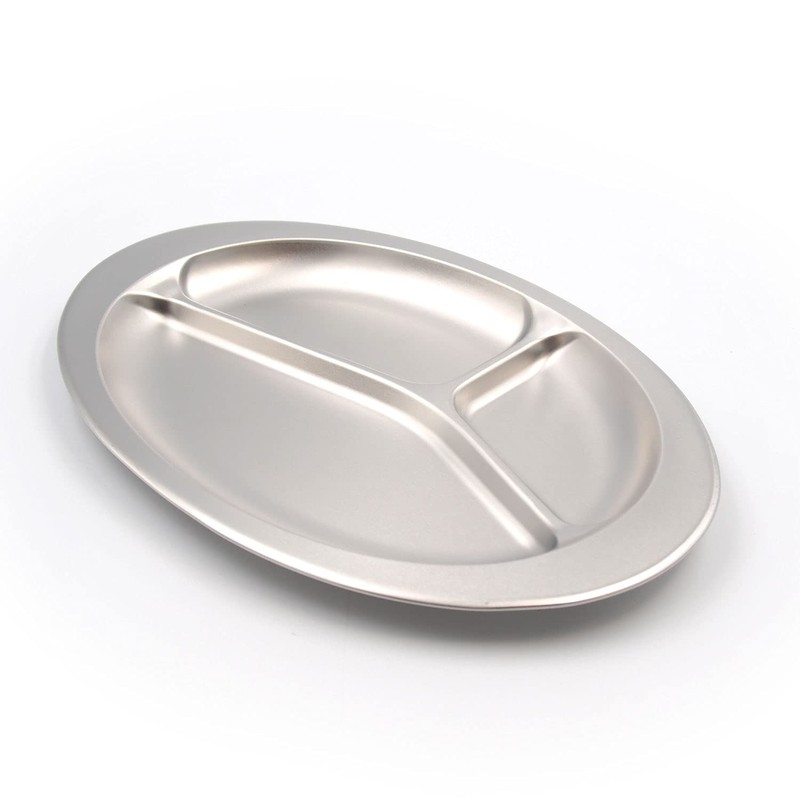 (Made in Tsubame Sanjo) Muranoshi Stainless Steel Lunch Plate (3