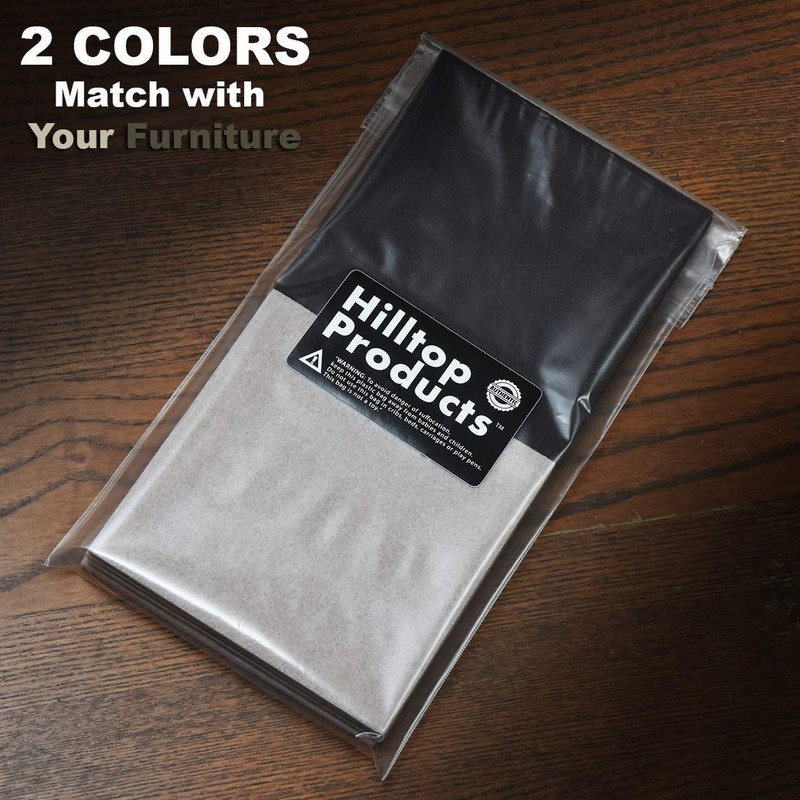 8 Pack - 2 Colors Self Adhesive Square Furniture Felt