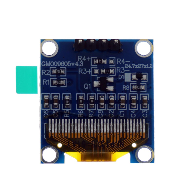 YMS PARTS (2 Pieces) Blue OLED, 0.96 Inches, 128 x