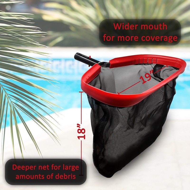 Skimlite SP400 Leaf Skimmer Net for Pool Cleaning, 19 Inch