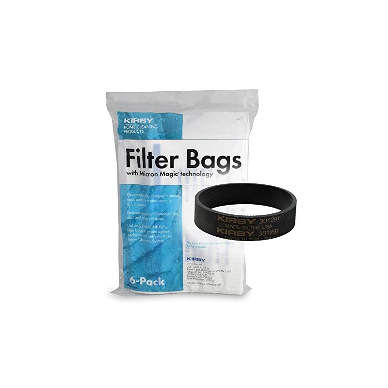 Kirby Allergen Reduction HEPA Filter Bags 6-Pack | Part #204811