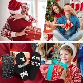 PARIGO Christmas Stocking Stuffers Gifts for Men - Funny Gaming Socks for Boys Teen Novelty Gifts