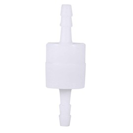Akozon one Way Flow Valve + Check Valve, 4mm Inline Fuel Oil Water Gas air Non Return Durable