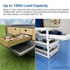 VADANIA 40" Heavy Duty Drawer Slide with Lock #VD1551, 150lb