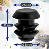 20 Pieces Rubber Feet for the Cooking Hob Grate with