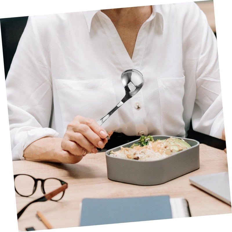 Mikinona Adaptive Feeding Spoon for Elderly Ergonomic Long Handle Self