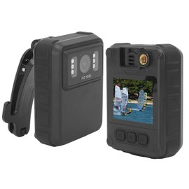 Cámara de Cuerpo HD, Cámaras Portátiles 2K Ultra HD con Visión Nocturna, Cámara de Cuerpo de Policía con Pantalla de 2.0 Pulgadas, Grabación de 4-5H, IP65 a Prueba de Agua,