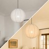 20X20inch Large Hanging Lamp Shade Round Linen Pendant Lamp Shade