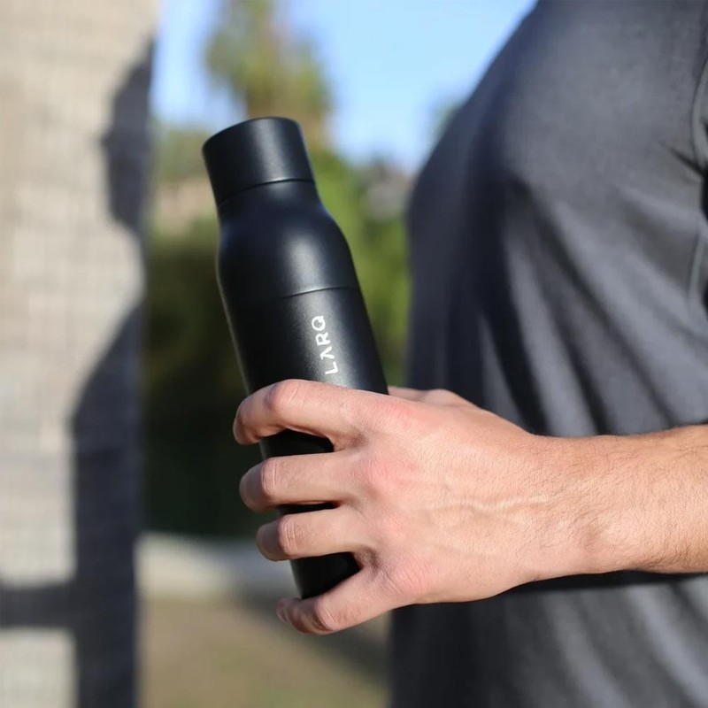 LARQ PureVis Insulated Self Cleaning Bottle 500mL, Granite White