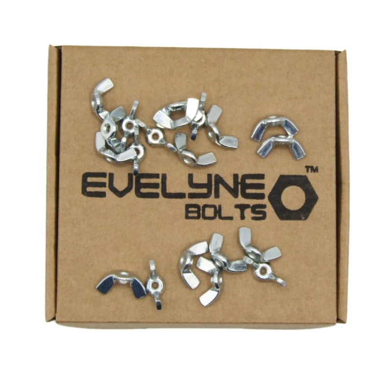 M8 Wing Nut & Bolt 10 Pack (M8 x 50mm