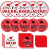 Graduation Party Supplies Kit Serves 50 - Graduation Party Red