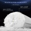 Acnalboma Luxury Goose Down Pillow Queen, Hotel Quality Bed Pillows