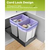 Rosaver Garbage Can Bands Cord Lord Design Adjustable Large Trash