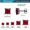 MDFUN Earrings for Men 316L Stainless Steel 5 Pairs Stud