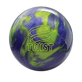 Brunswick Twist Reactive PRE-DRILLED Bowling Ball - Lavender/Lime 12lbs