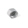 BSP 2" Female Hexagon Blank Cap/Cup - T316 (A4) Marine