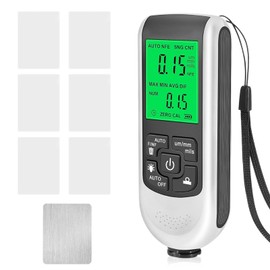 Infreecs Digital Coating Thickness Gauge, Car Paint Gauge, 0-2000UM Paint Thickness Gauge, Paint Thickness Gauge with LCD Display Fe & NF for Measuring Paint Thickness in the Automotive Industry