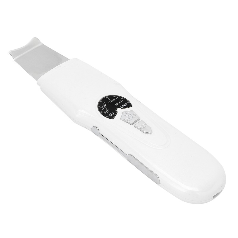 Facial Skin Scraper Ultrasonic Skin Scrubber Spatula 2 Gears Vibration