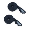 Tiardey 1 pair Black 10ft Tie Down Straps, Surfboard Canoe