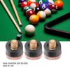 10pcs Hard Leather Billiard Pool Cue Stick Screw-on Tips Replacement