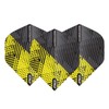 RED DRAGON Hardcore Radical Yellow and Black Fleck Dart Flight