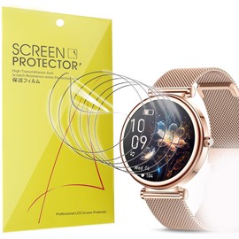 Lamshaw Compatible for Fitonus E109 Smart Watches Screen Protector, [6 Pack] Full Coverage TPU Clear Film Compatible for Fitonus E109 1.27” Smart Watches (6 Pack)