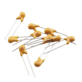 TAODAN 10PCS Inline Tantalum Capacitor 35V-1uf Unidirectional Conductivity Can Store Charge and Discharge Electricity Electrolytic Capacitor for Computer Phone Electronic Products