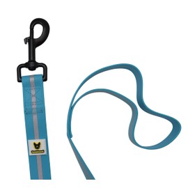 HUNDEFREUND Soft Dog Lead 150 cm - Safe Lead for All Dogs Neon Luminous (Blue) - Bite Resistant Tear-Resistant Comfortable Easy Care Reflective