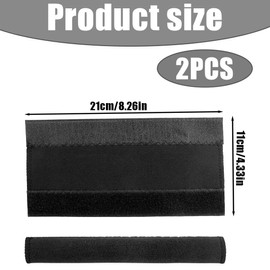 DWFEYOI 2 Pairs Bicycle Bike Chain Guard Chain Stay Protection Neopre Bicycle Chain Strut Protector Frame Protection Chain Stay Protection Neoprene Chain Stay Protection (Black)