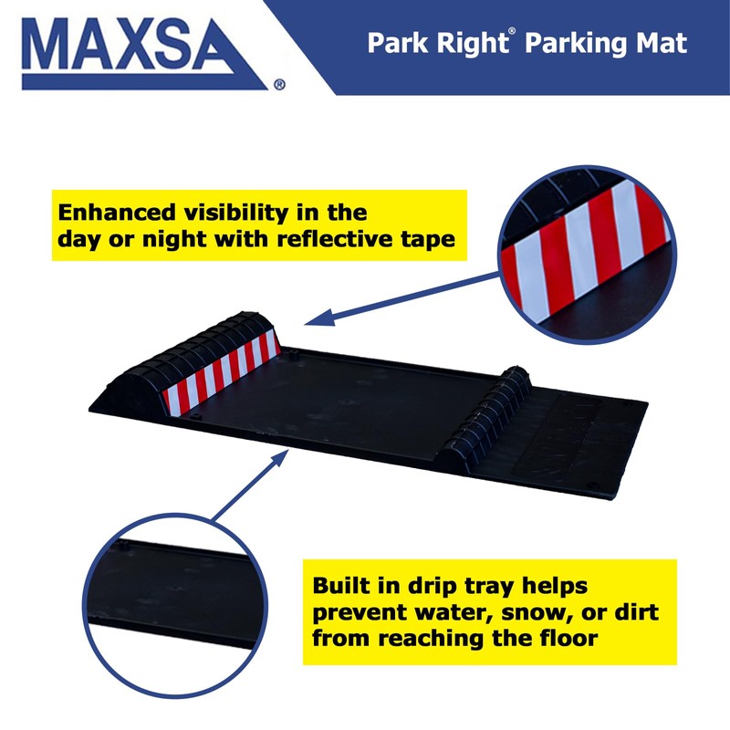 Maxsa 37356-2PK Park Right 21" x 11" x 2" Parking