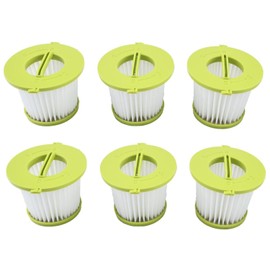 JZGRDN 6PCS Washable Reusable Hepa Filters A32F05N A32HF00 Compatible with Ryobi ONE+ 18V Handheld Vacuum Models PCL700 PCL704 PCL705 PLC704K PLC705K PLC705B