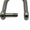 Stainless Steel Wide Dee Shackle 8MM X2 (Screw Pin D