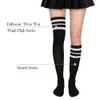 Zando Women Stripe Tube Dresses Over the Knee Thigh High