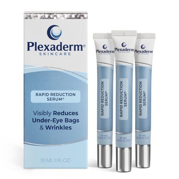Plexaderm Rapid Reduction Eye Serum - Visibly Reduces Under-Eye Bags,
