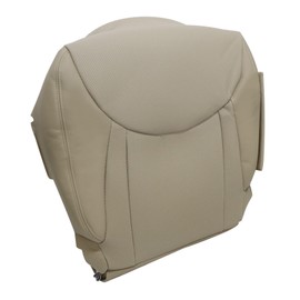 Priprilod Tan Perforated Leather Driver Side Bottom Replacement Seat Cover Compatible with Lexus LS430 2001 2002 2003 2004 2005 2006