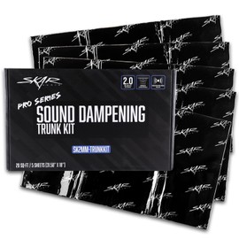 Skar Audio Premium 80mil (2mm) 20 Sq Ft Automotive Car Sound Deadening Trunk Kit (SK2MM-TRUNKKIT)