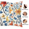 Satin Pillowcase Geometric Colorful Flowers Satin Pillow case for Hair