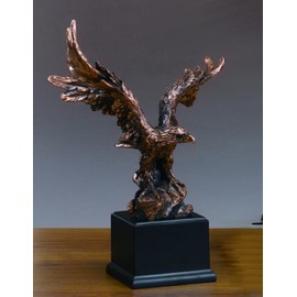 American Eagle Statue Bronze Finish Figurine