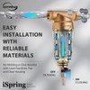 iSpring WSP-100 1 Inch Backwash Filter Water Filter Reusable Spin