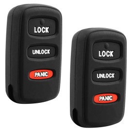 RemoteStop 2 Key Fob Remote Skin Shell Case Cover for Mitsubishi OUCG8D-525M-A