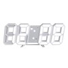 LED Digital Wall Clock Alarm USB Date Temperature Table Desktop